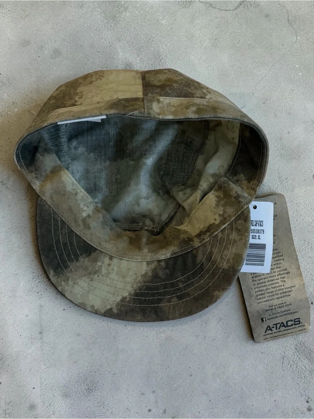 Propper A-TACS Camo Patrol Cap XL Tactical Military Concealment NWT